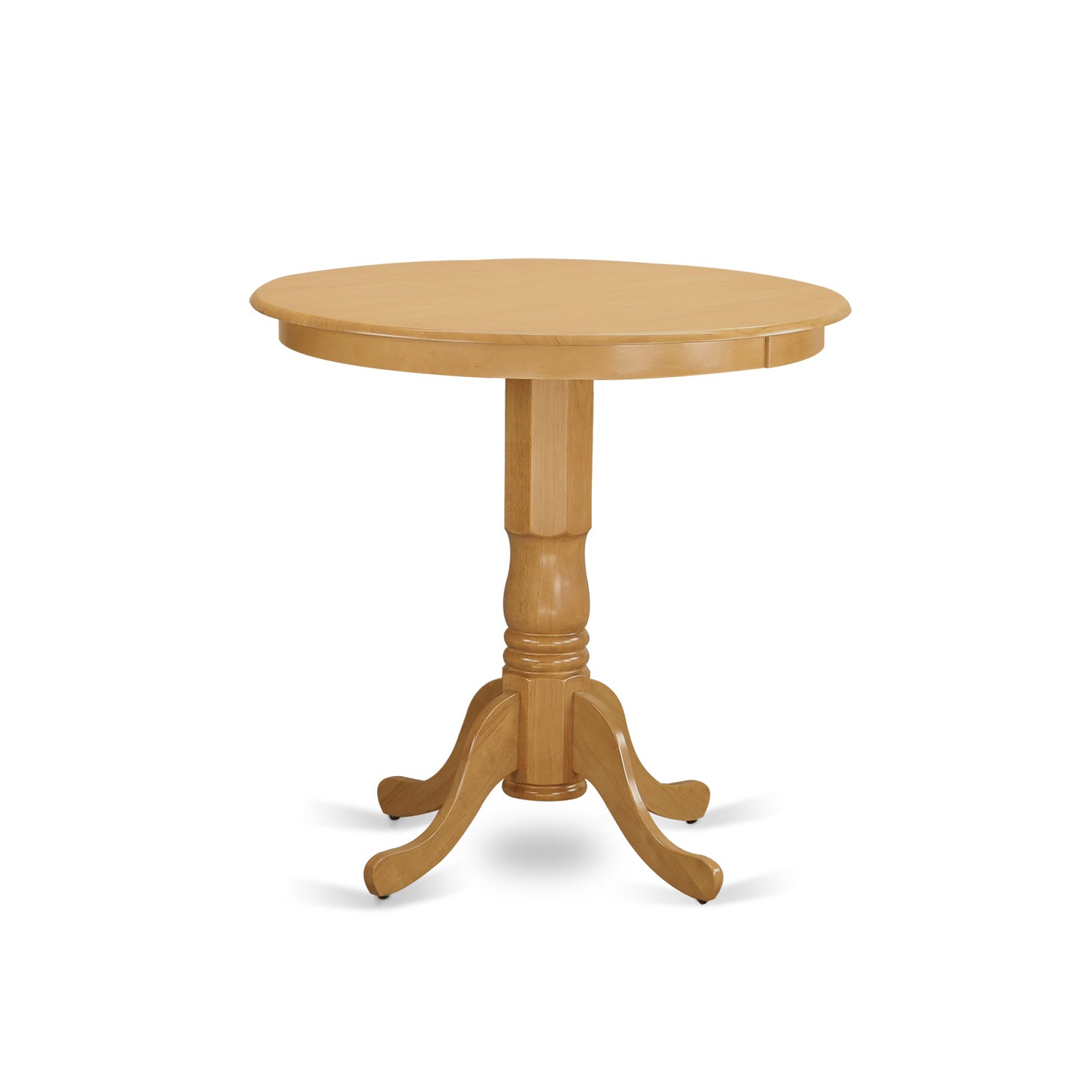 JAQU3-OAK-W 3 Pc counter height Dining room set - high Table and 2 counter height stool.