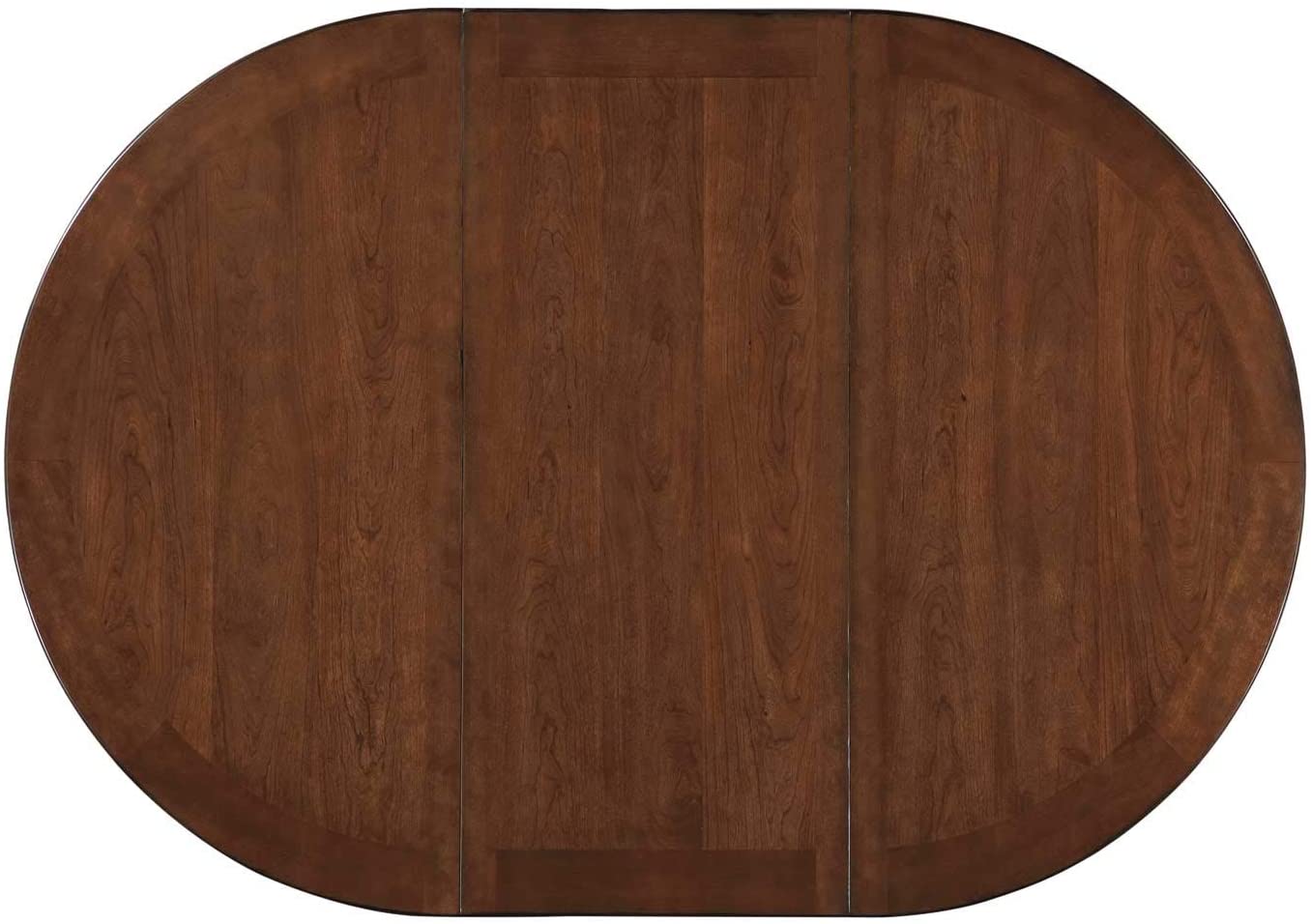 Lavon Oval Counter Height Dining Table Light Chestnut And Espresso