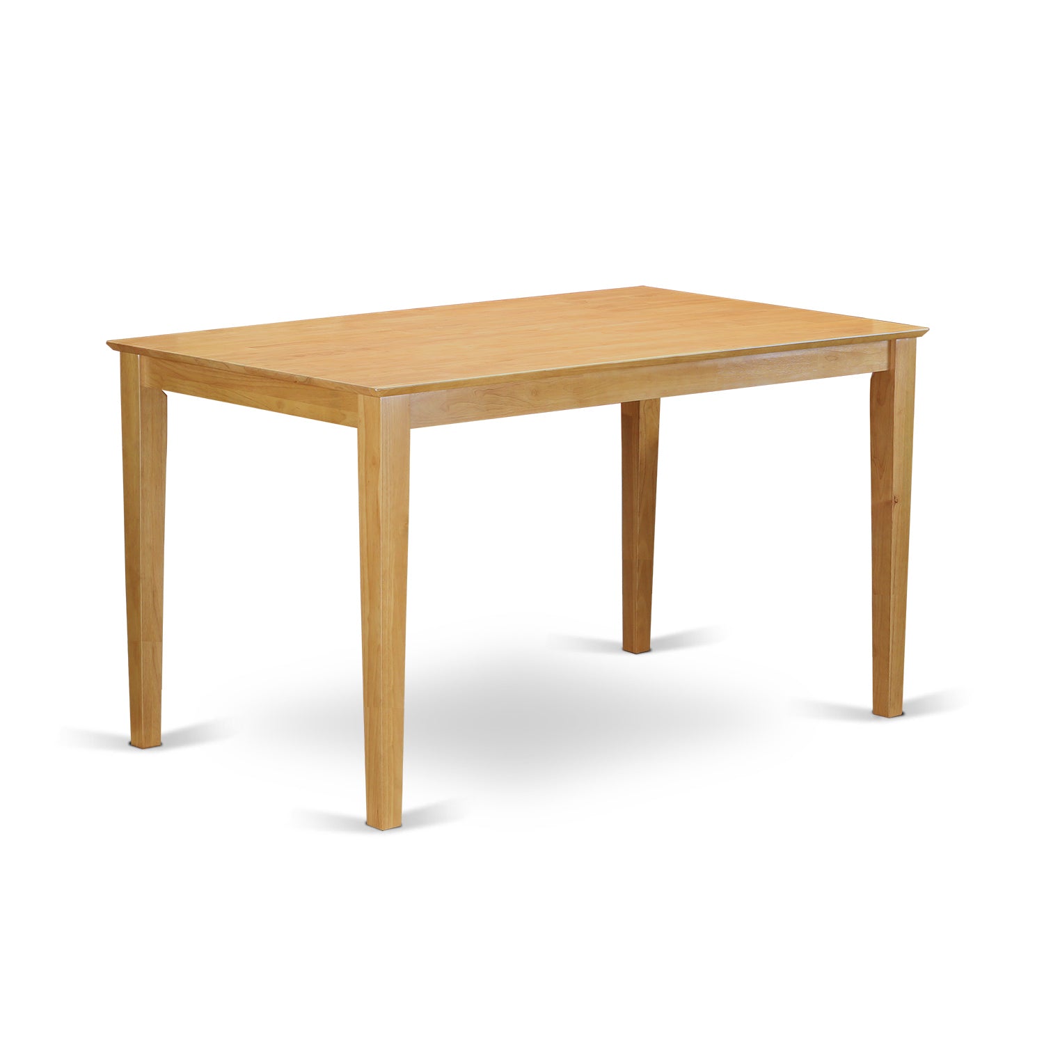 CAPU5H-OAK-W 5 Pc Counter height Table set- gathering Table and 4 counter height chair.