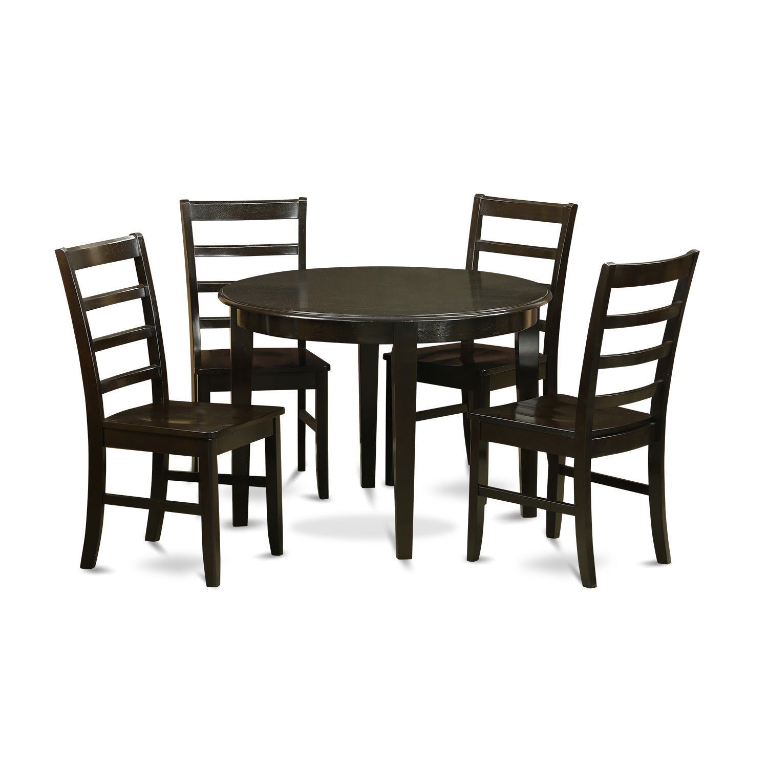 BOPF5-CAP-W 5 Pc Kitchen Table set-Dining Table and 4 dinette Chairs