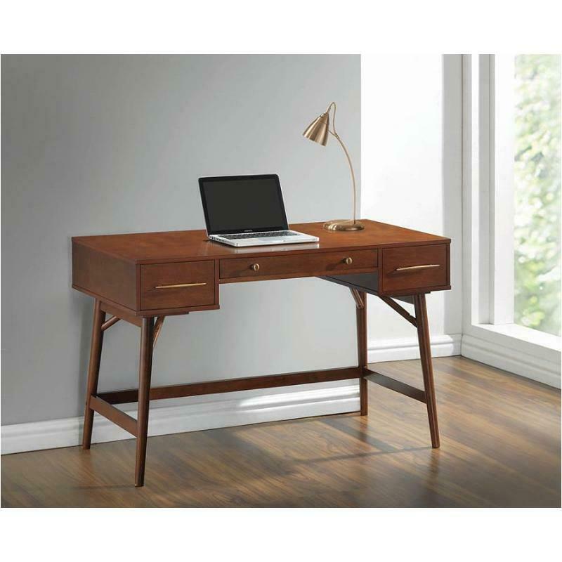 Mugga 3-drawer Writing Desk Walnut