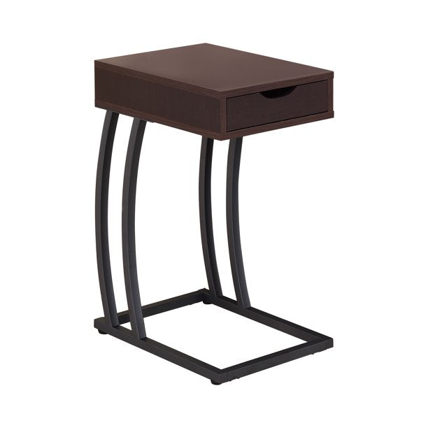 Troy Accent Table with Power Outlet Cappuccino