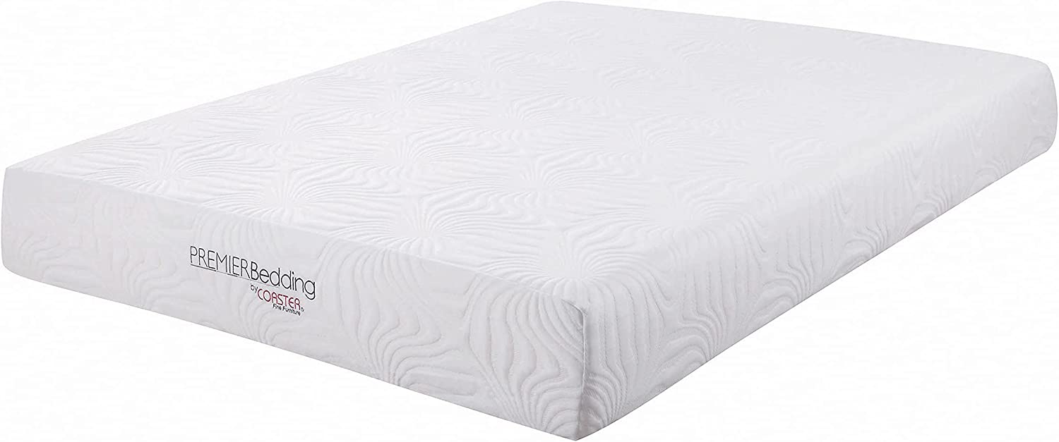 Key Eastern King Memory Foam Mattress White