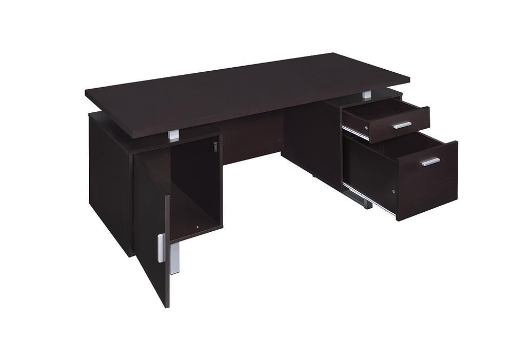 Glavan Contemporary Cappuccino Office Desk