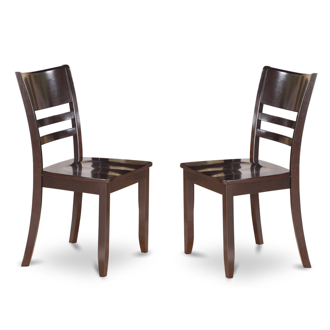 PFLY6-CAP-W 6 Pc Kitchen Table with bench-Table with Leaf and 4 Kitchen chair Plus Bench.