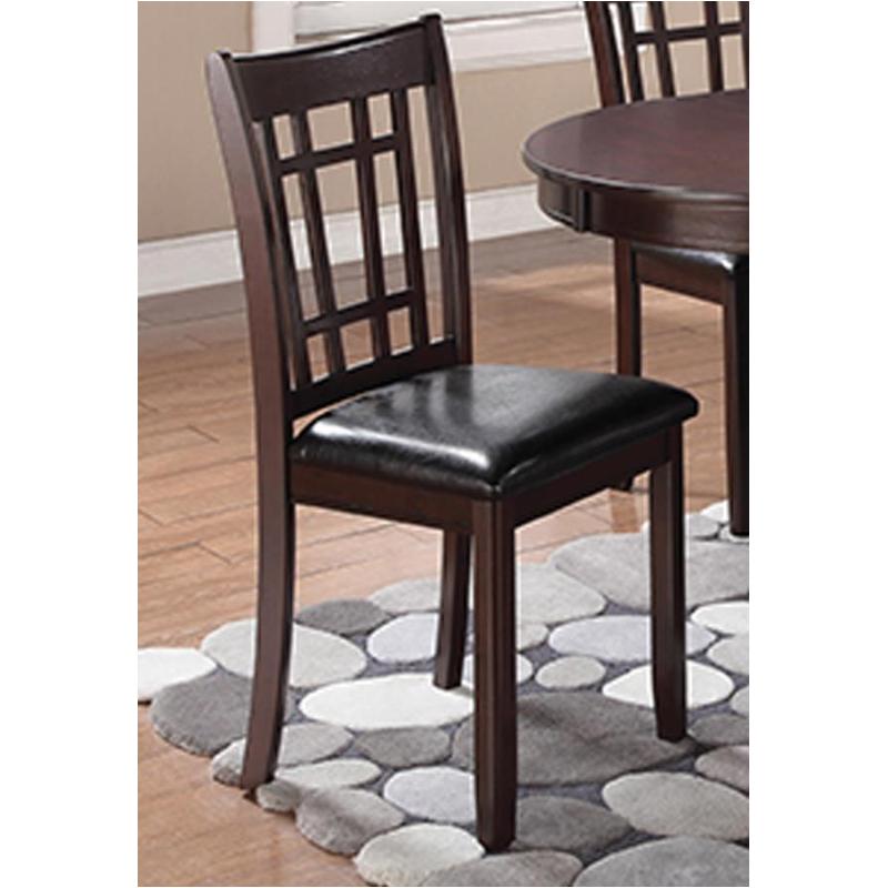 Lavon Padded Dining Side Chairs Espresso and Black (Set of 2)