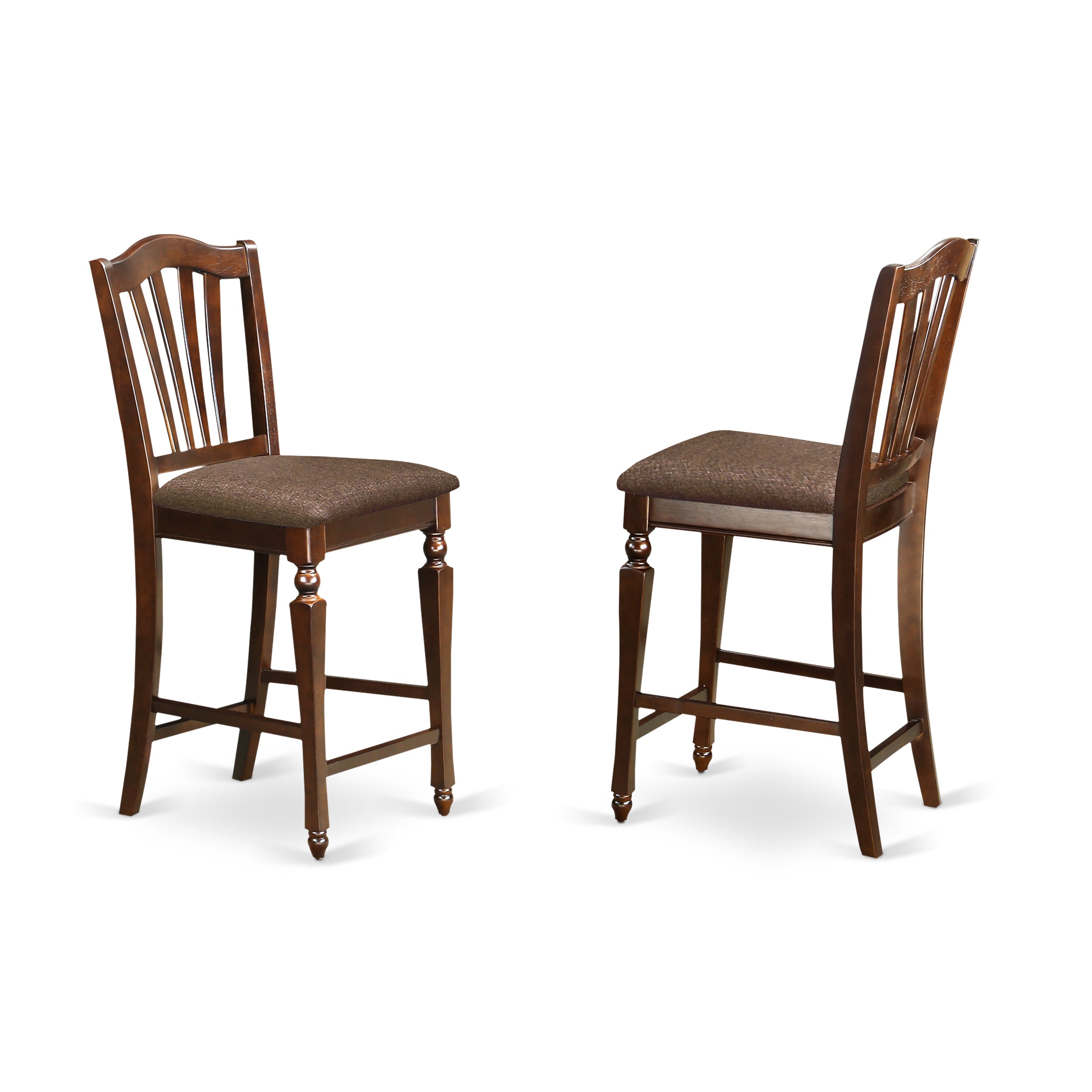 EDCH3-MAH-C 3 Pc pub Table set-pub Table and 2 Kitchen Dining Chairs.