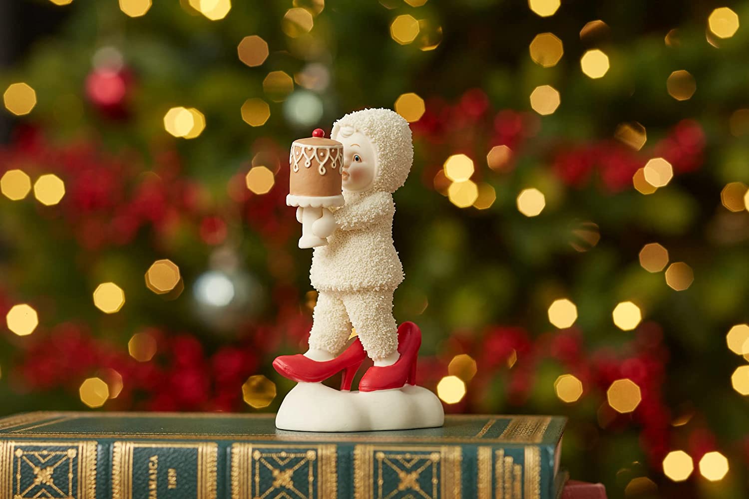 Department 56 Snowbabies Christmas Memories a Cherry On Top Figurine