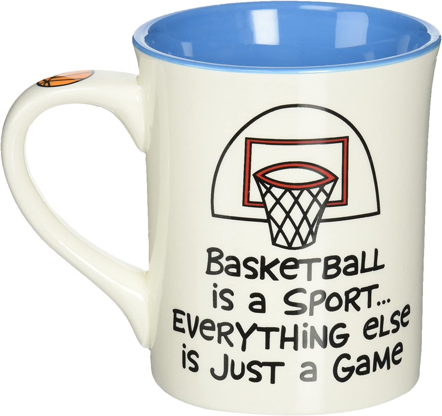 Our Name Is Mud by Lorrie Veasey Basketball Parent Mug, 4-1/2-Inch