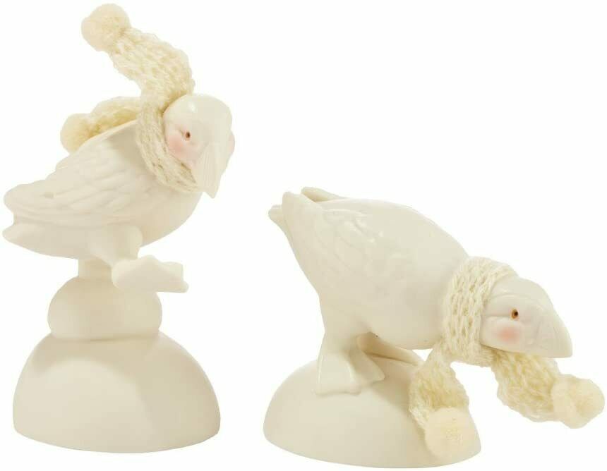 Department 56 Snowbabies Classics Collectible Puffin Set Of 2 Figurine