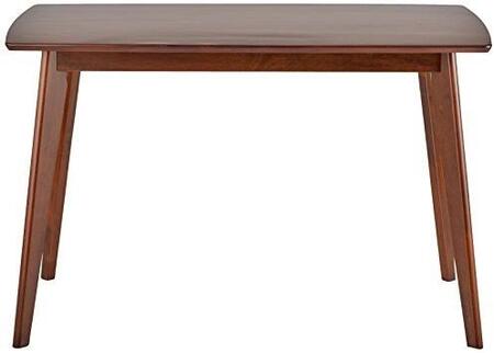 Kersey Dining Table With Angled Legs Chestnut