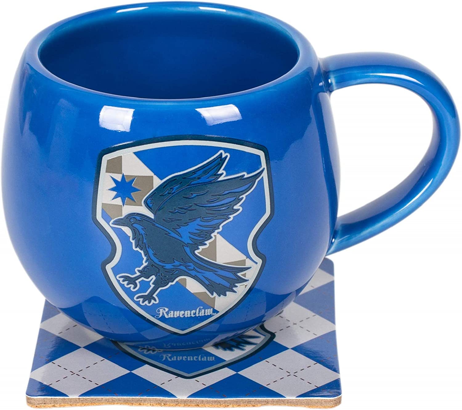 Harry Potter Ravenclaw Crest Stoneware Mug With Coaster Set