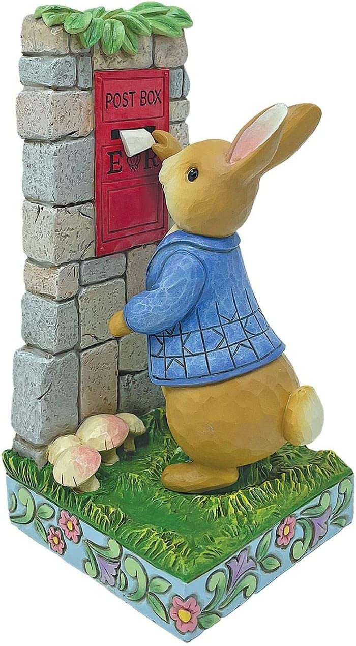 Enesco Jim Shore Peter Rabbit Mailing Letters, Figurine