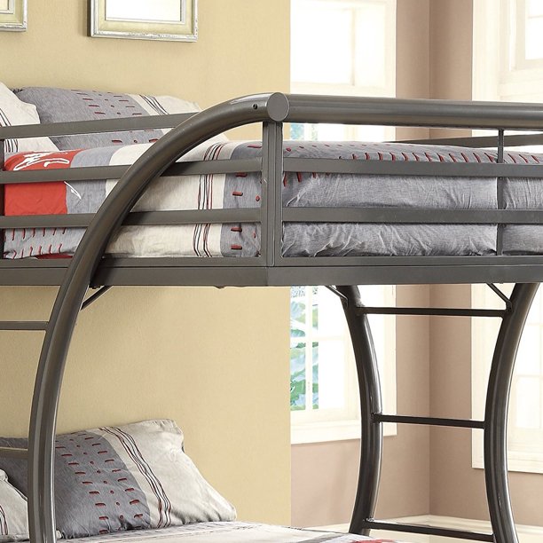 Stephan Full Over Full Bunk Bed Gunmetal