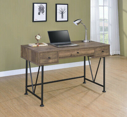 Analiese Industrial 3- Drawer Oak And Black Home office Writing Desk 802541