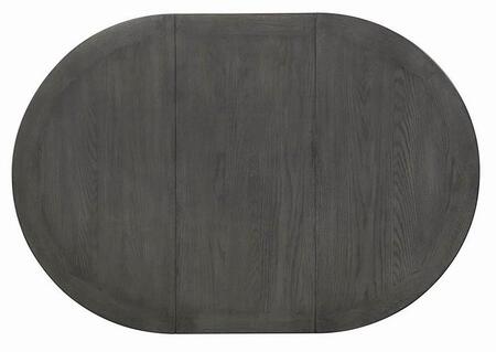 Coaster Lavon Oval Counter Height Dining Table Medium Grey