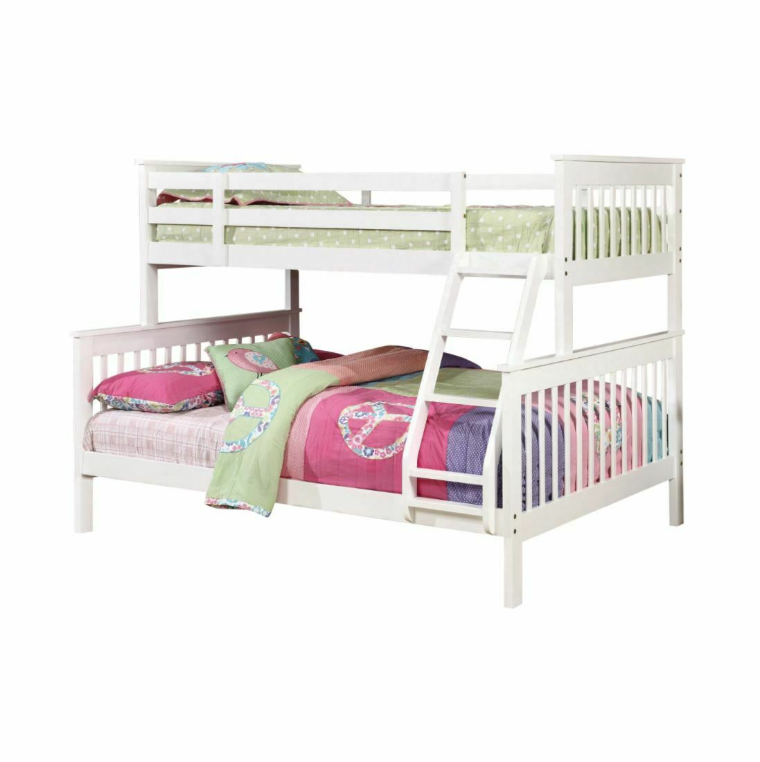 Chapman Twin Over Full Separable Bunk Bed White 460260