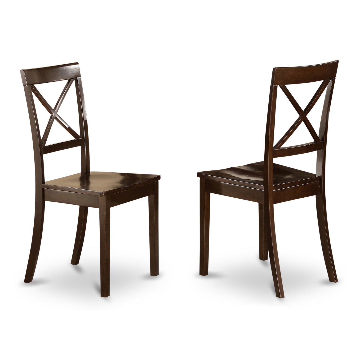 HEBO5-CAP-W 5 Pc Dining room set-Dinette Table with Leaf and 4 Dinette Chairs.