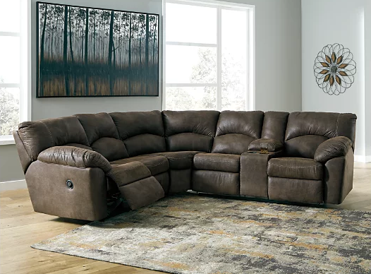 Tambo 2-Piece Manual Reclining Sectional by Ashley